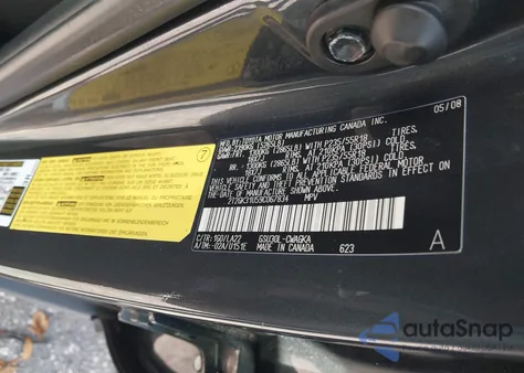 2009 Lexus Rx 350 from USA, damaged, VIN 2T2GK31U59C067834